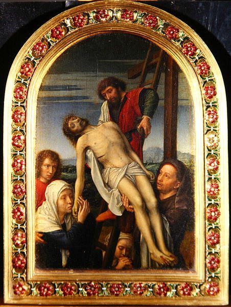 Deponering, ca. 1500-20 (olje på panel) av Gerard David