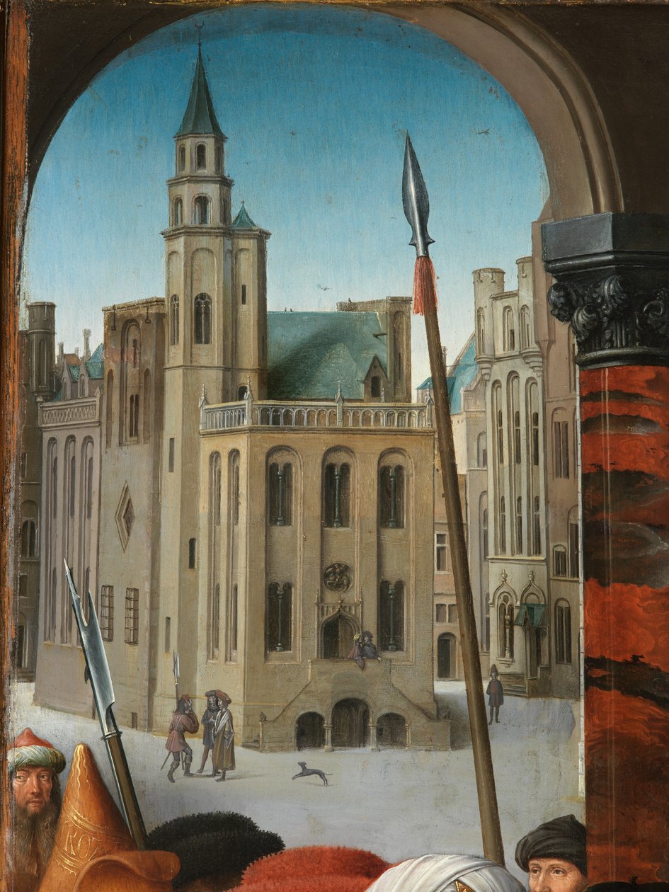 Detalj av Cambyses-dommen av Gerard David
