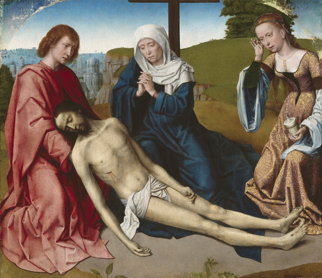 Klagesang over Kristi legeme, ca.1500 av Gerard David