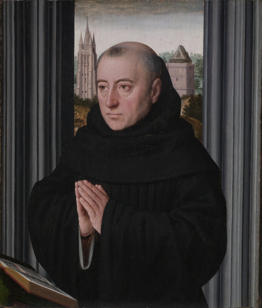 Portrett av en munk, tidlig på 1500-tallet. av Gerard David