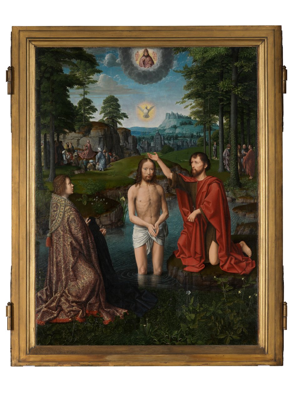 The Baptism of Christ, ca. 1502-08 (olje på panel) av Gerard David