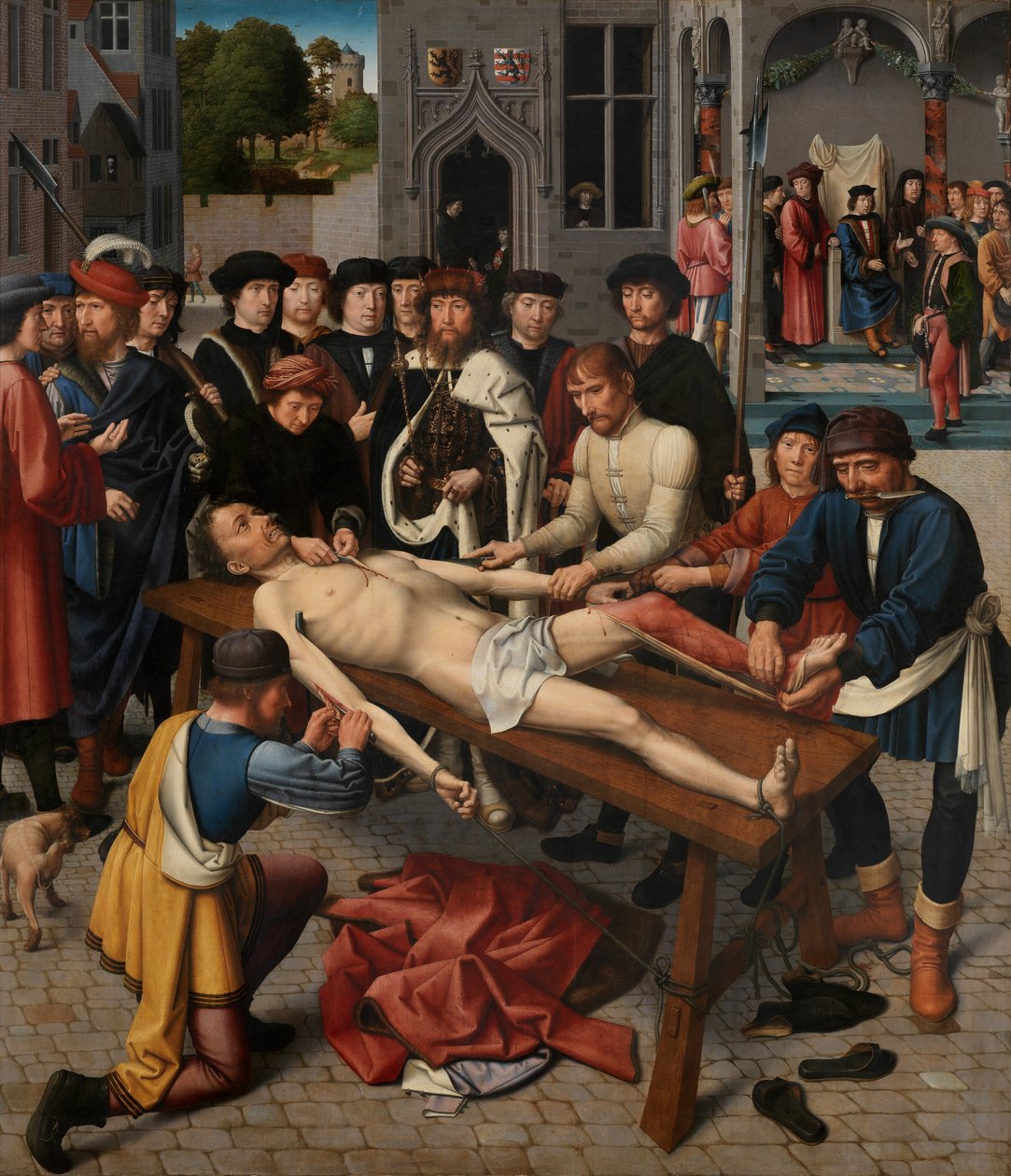 Fløtingen av Sisamnes av Gerard David