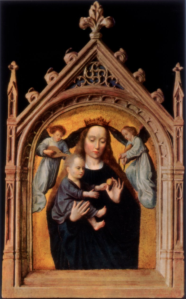 Madonnaen og barnet, 1927 av Gerard David