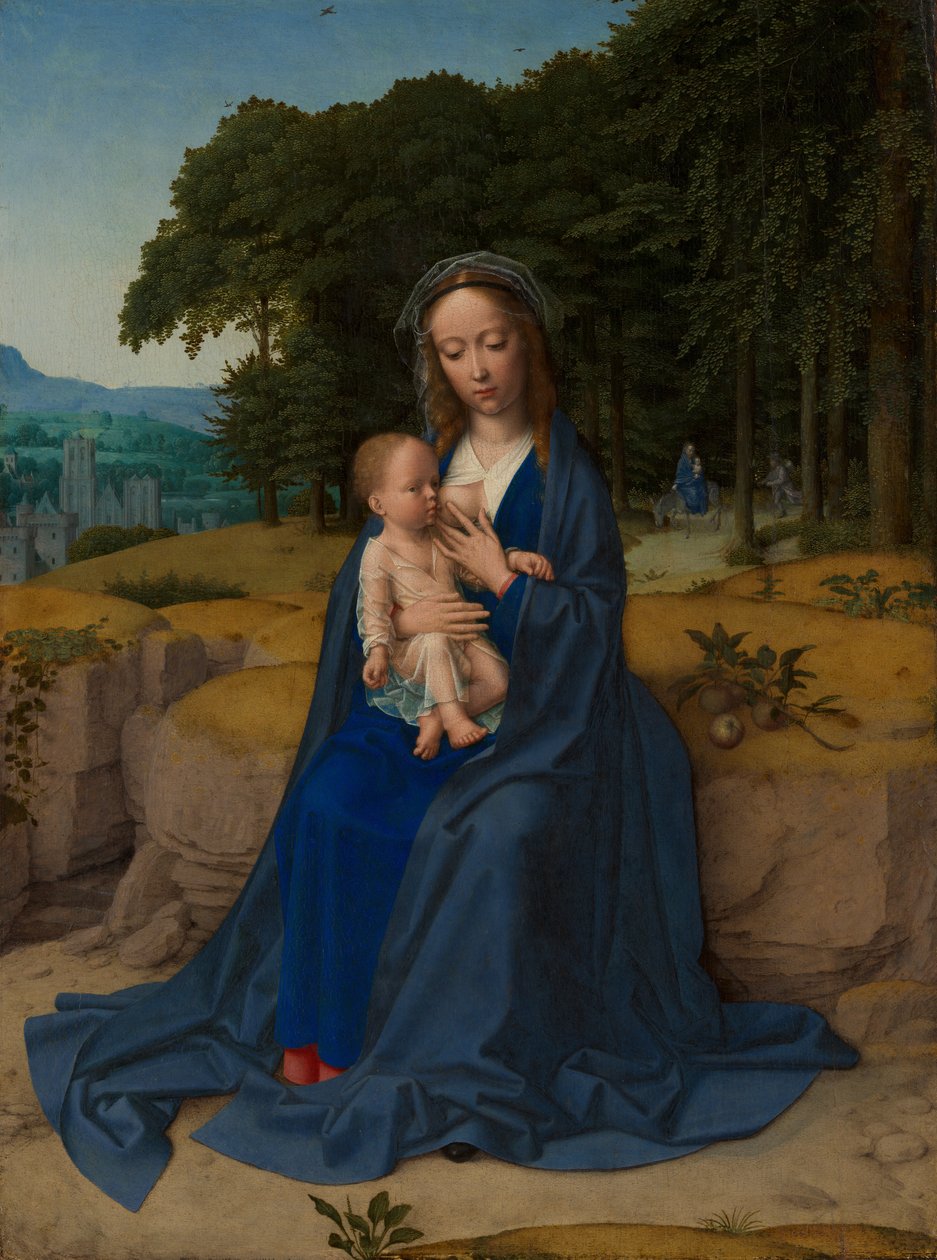 Resten på flukten til Egypt, ca. 1512-15. av Gerard David