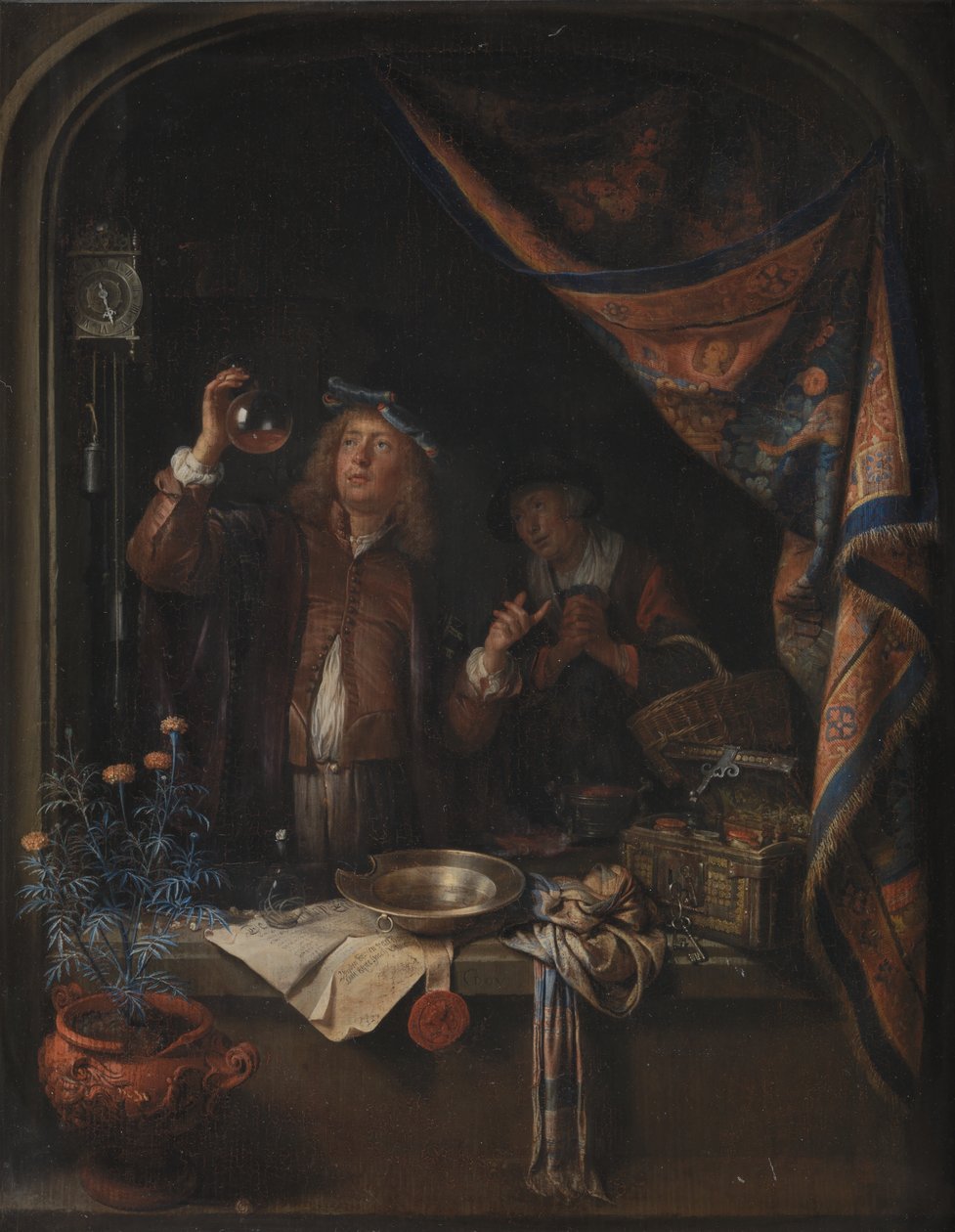 Et besøk til legen av Gerrit Dou