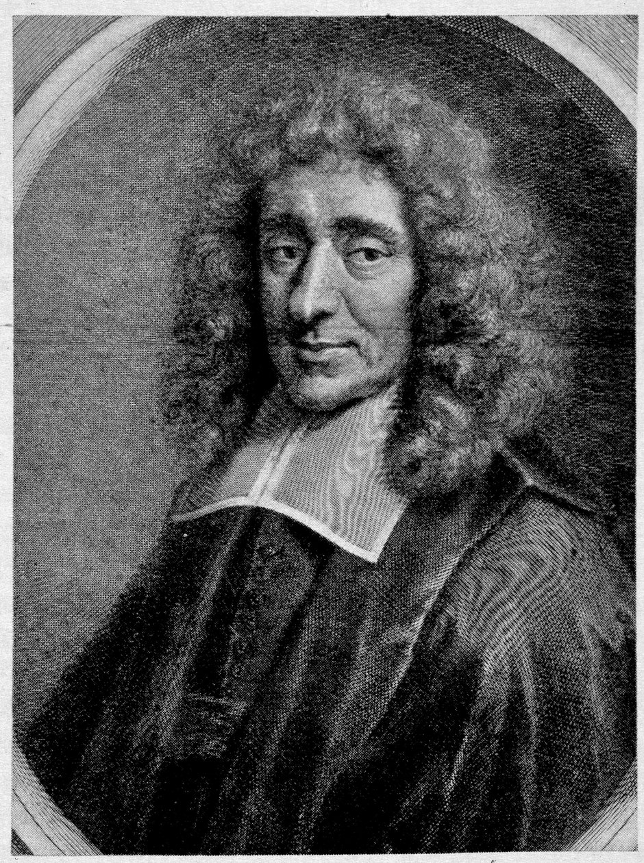 Antoine Furetiere (1619-1688), gravering av Edelinck av Gérard Edelinck