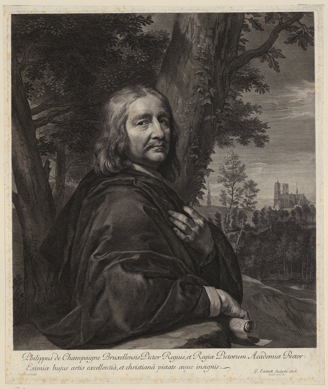 Sankt Frans Xavier av Gérard Edelinck