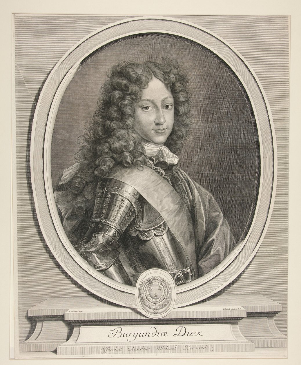 Louis, hertug av Burgund (1682-1712) av Gérard Edelinck