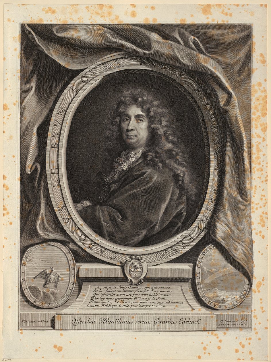 Portrett av Eustache Teissier av Gérard Edelinck