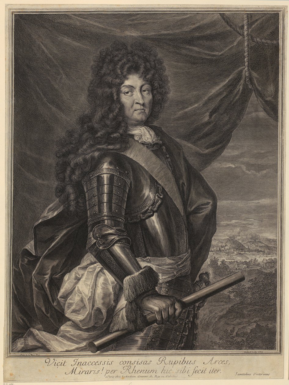 Portrett av Ludvig XIV av Gérard Edelinck