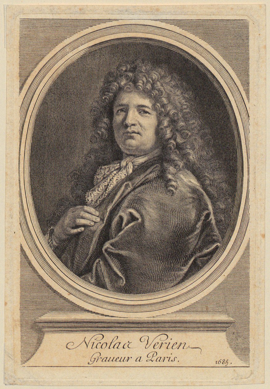 Portrett av Nicolas Verien av Gérard Edelinck