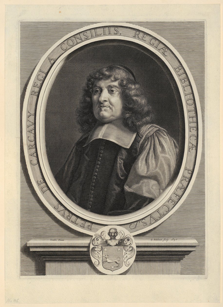 Portrett av Pierre Van Bouc av Gérard Edelinck