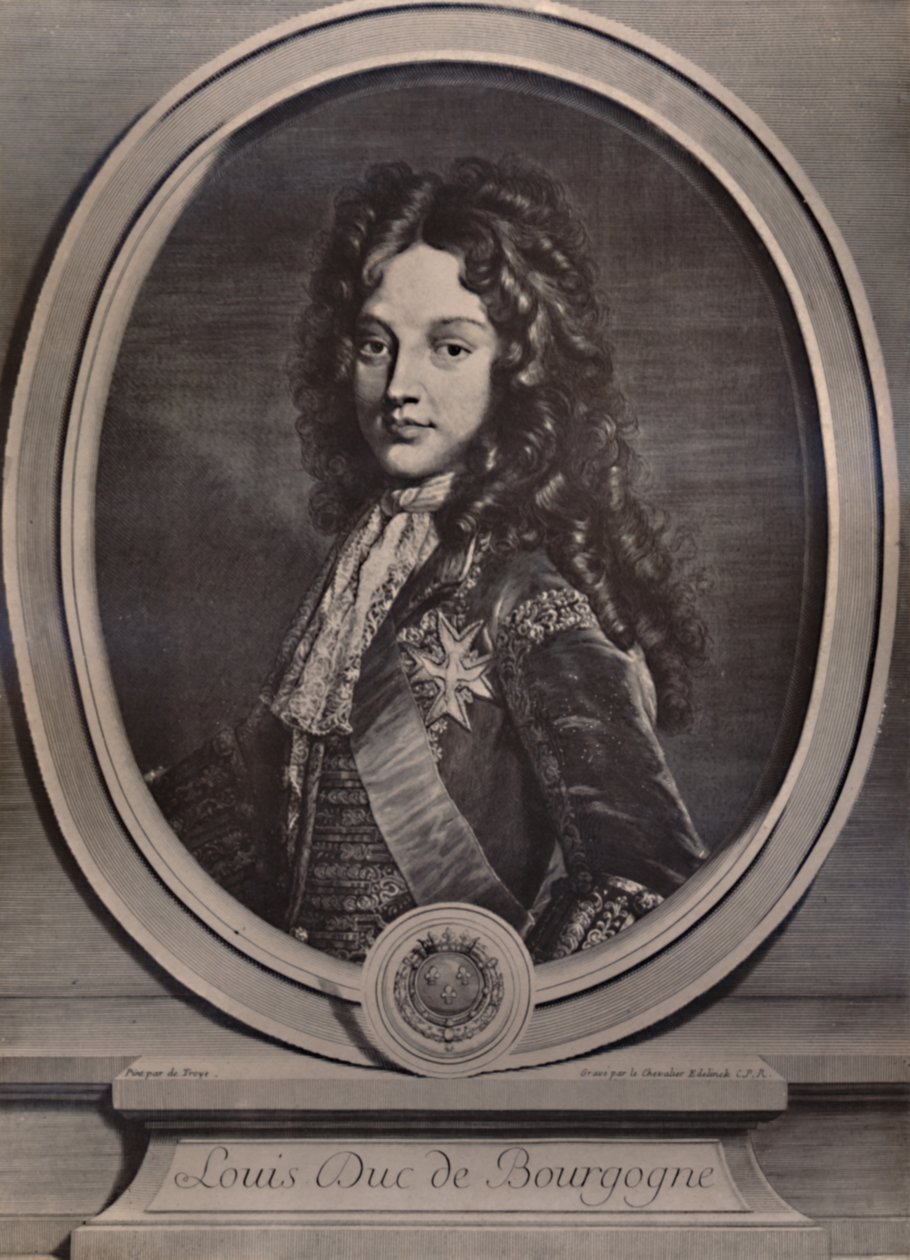 Louis, hertug av Burgund, Dauphin av Frankrike og far til kong Louis XV, c1700 1894 av Gerard Edelnick