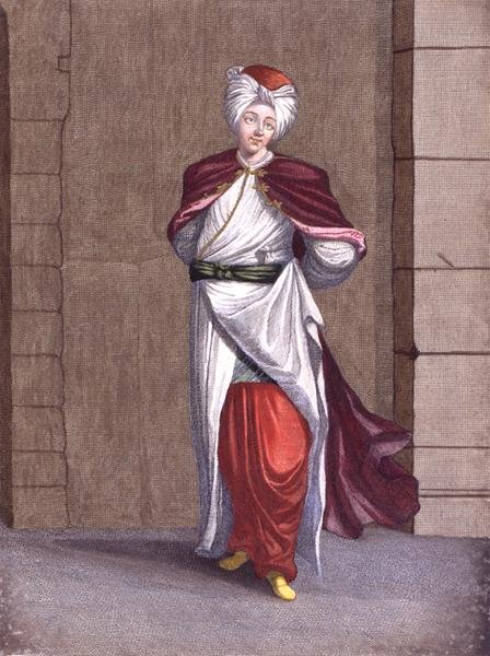 Tchelebi, en ung tyrkisk herre av Gerard Jean Baptiste Scotin