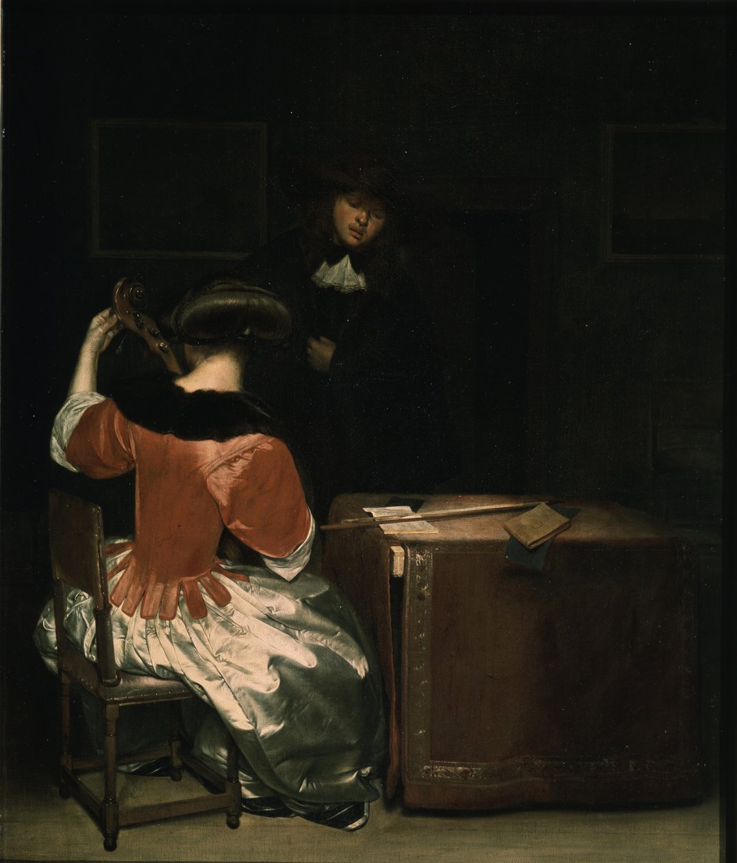 Musikktimen av Gerard, Ter Borch