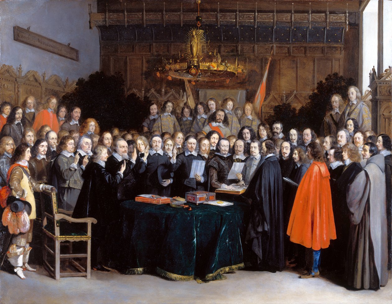 Ratifiseringen av Münster-traktaten, 15. mai 1648, 1648 av Gerard Ter Borch the Younger