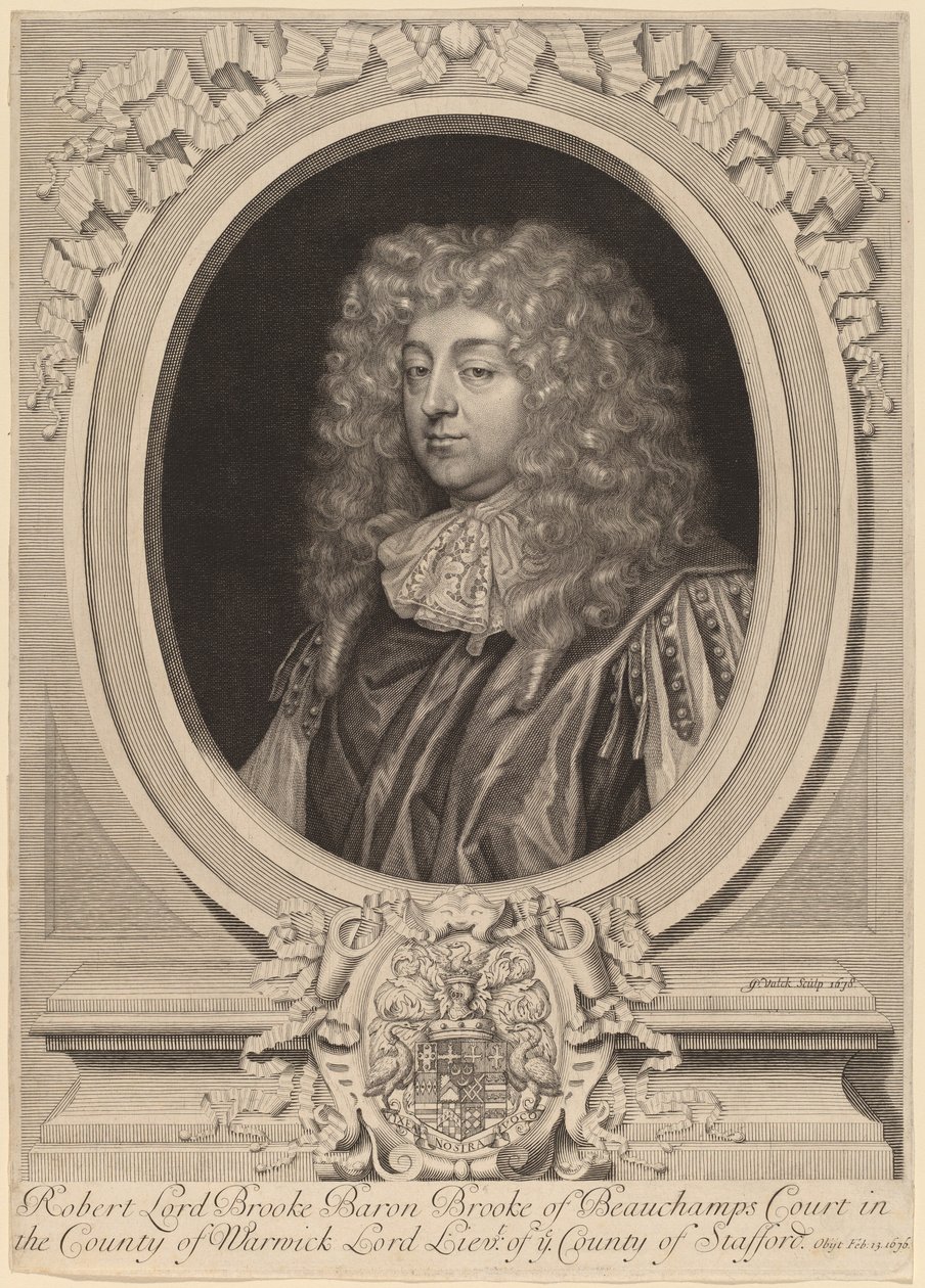 Robert Greville, Lord Brooke av Gerard Valck