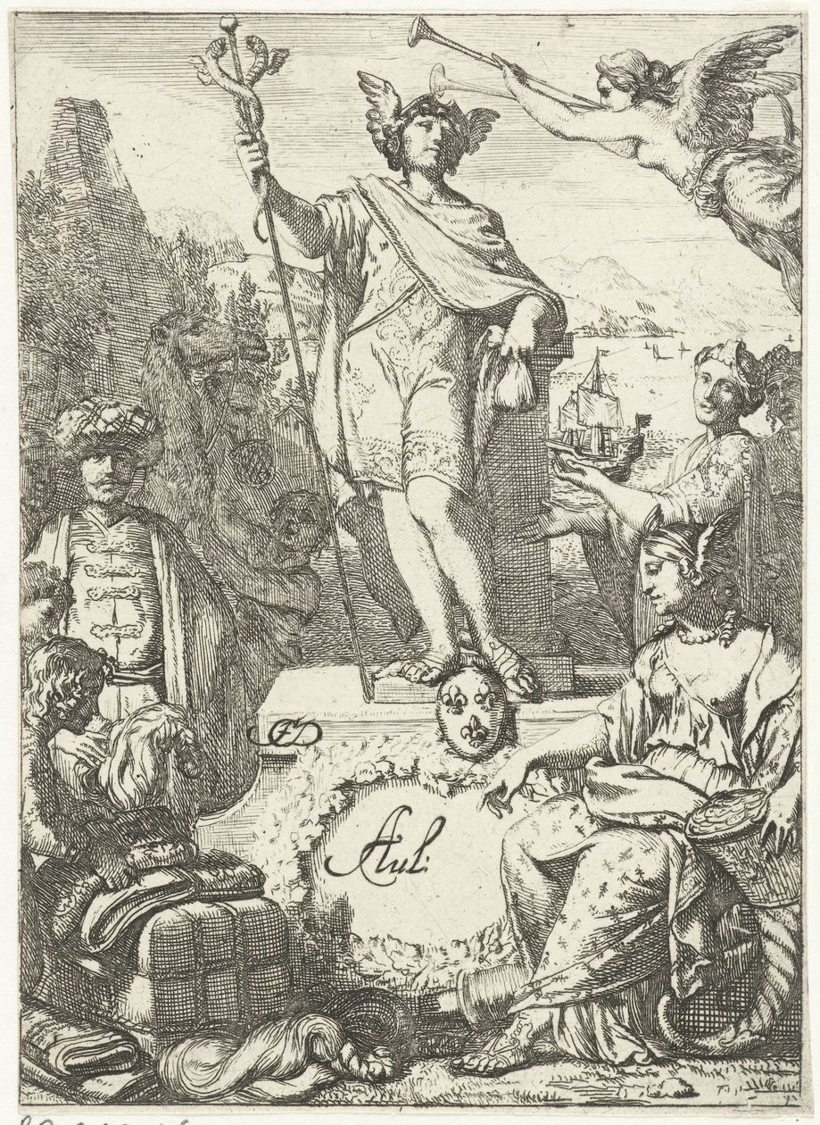 Allegori om handel med Mercury av Gerard de Lairesse (rejected attribution)
