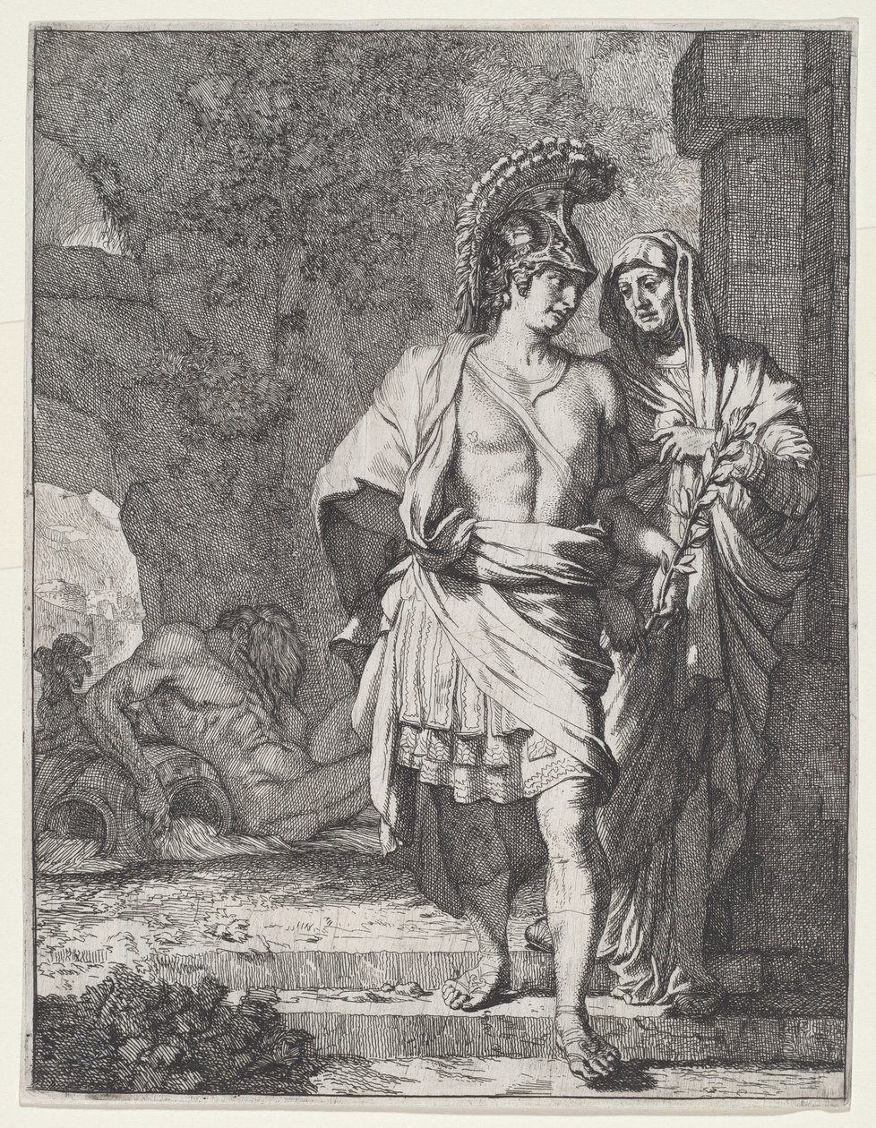 Aeneas og Sibylla av Gerard de Lairesse