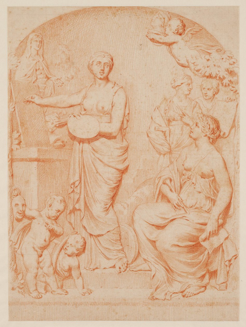 Allegori over kunstene av Gerard de Lairesse