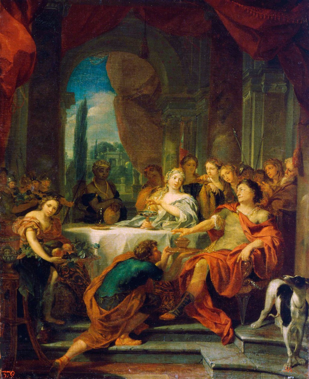 Antony og Cleopatra, 1600- eller begynnelsen av 1700-tallet av Gerard de Lairesse
