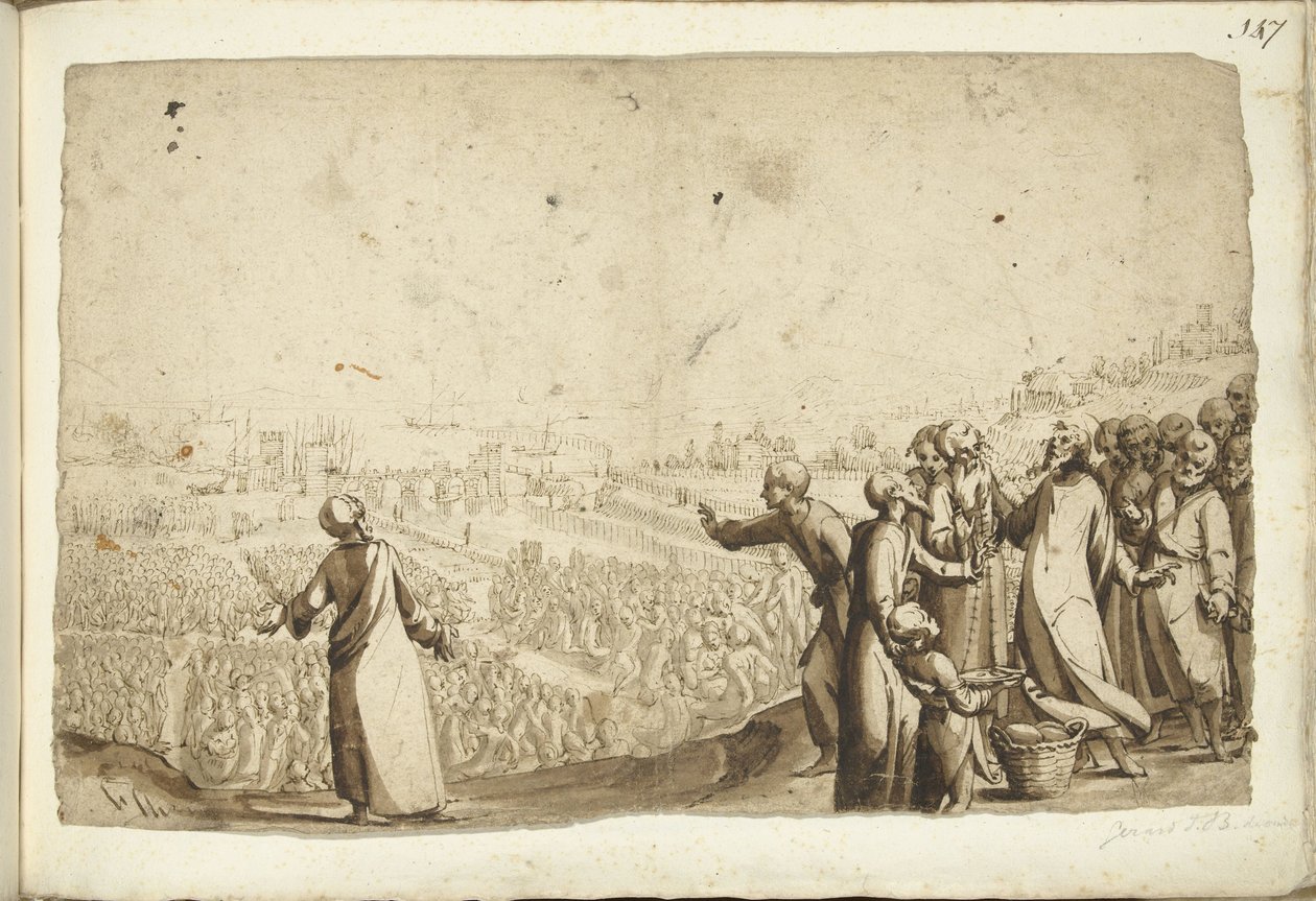 Kristus mater mengden av Gerard ter Borch (I)