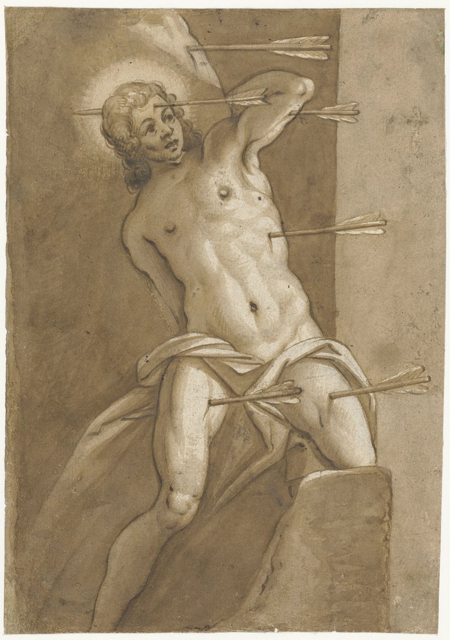 Sankt Sebastian av Gerard ter Borch (I)