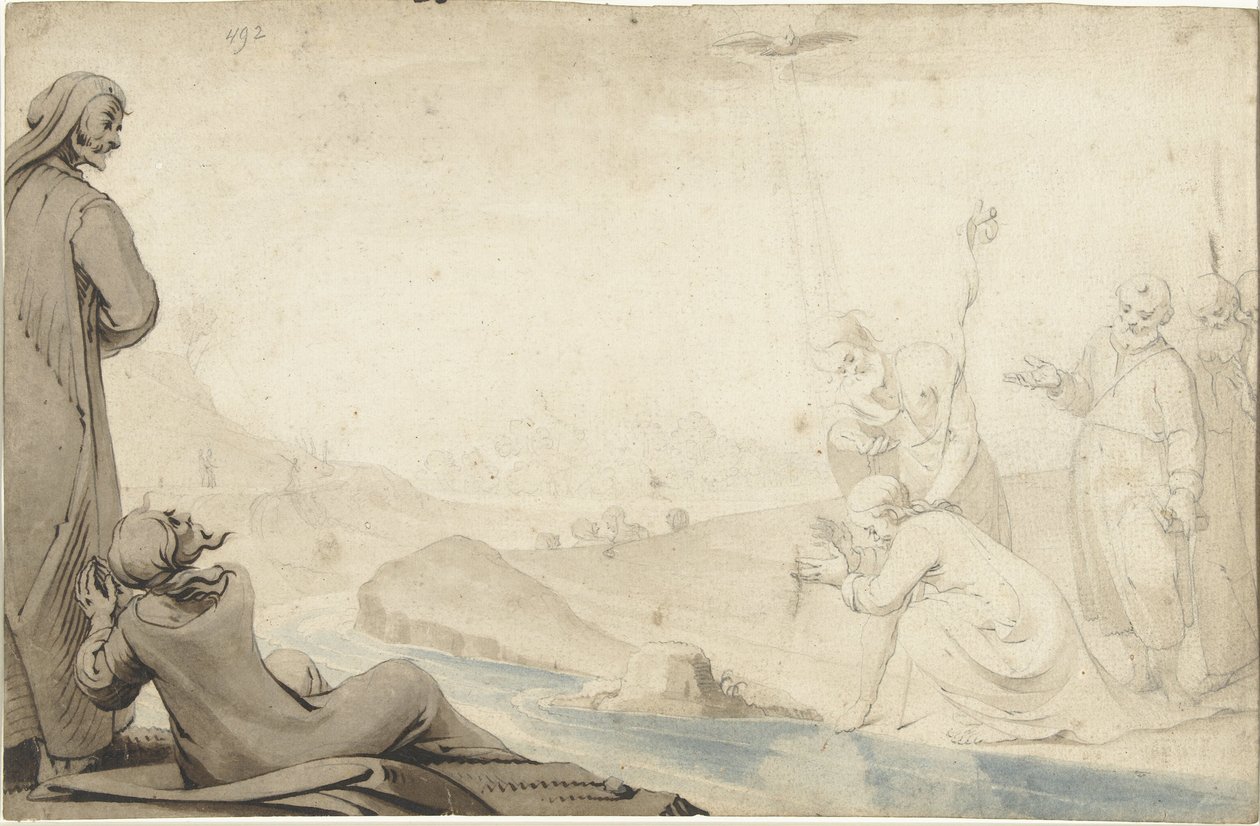 Kristi dåp av Gerard ter Borch (I)