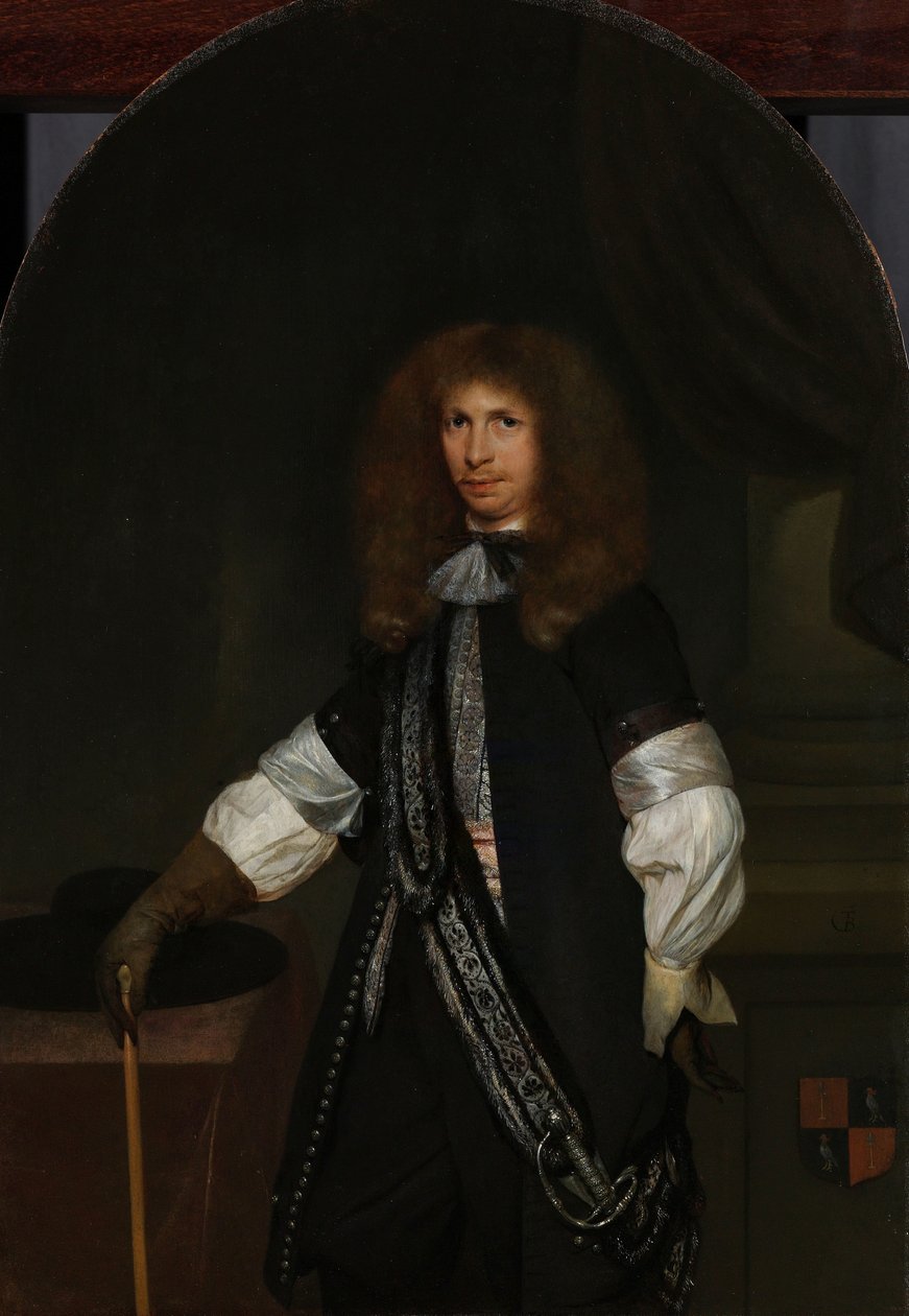 Jacob de Graeff (1642-90). I uniformen til en offiser av Gerard ter Borch (II) (signed by artist)