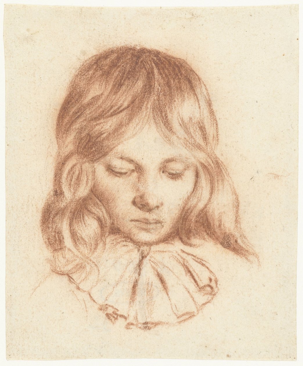 Gutt med nedslåtte øyne av Gerard ter Borch (II)