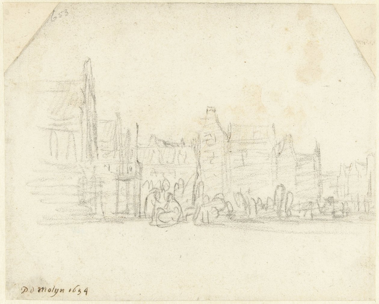 Grote Markt i Haarlem av Gerard ter Borch (II)