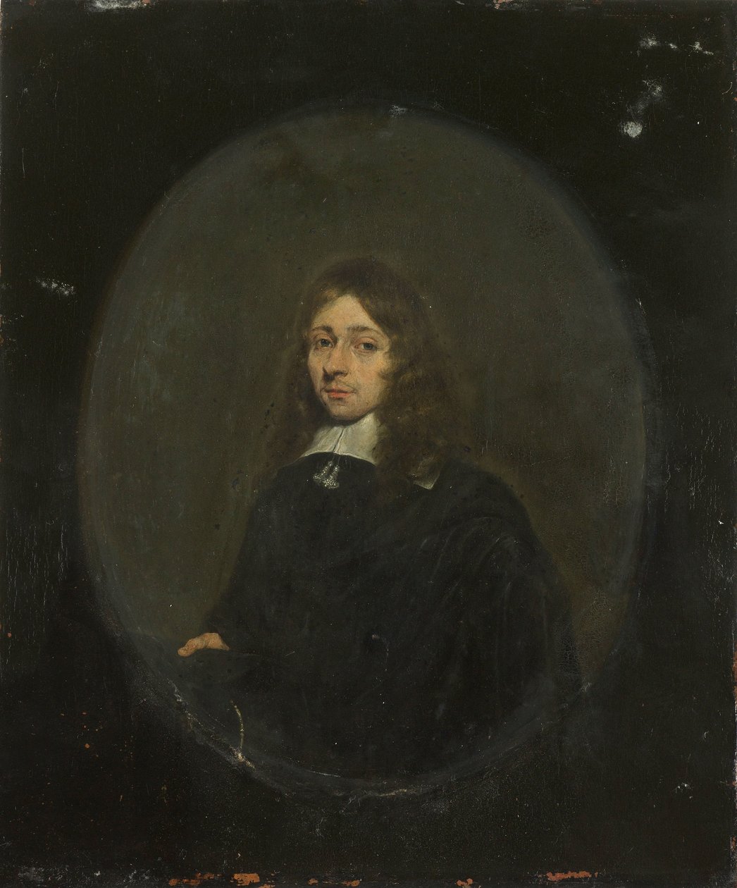 Portrett av en mann av Gerard ter Borch (II)