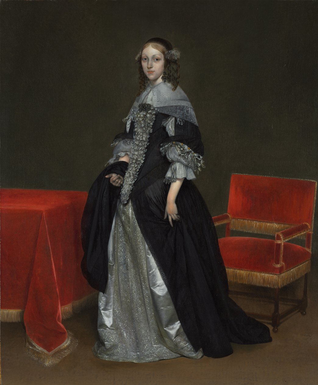 Portrett av en kvinne, ca. 1665. av Gerard ter Borch
