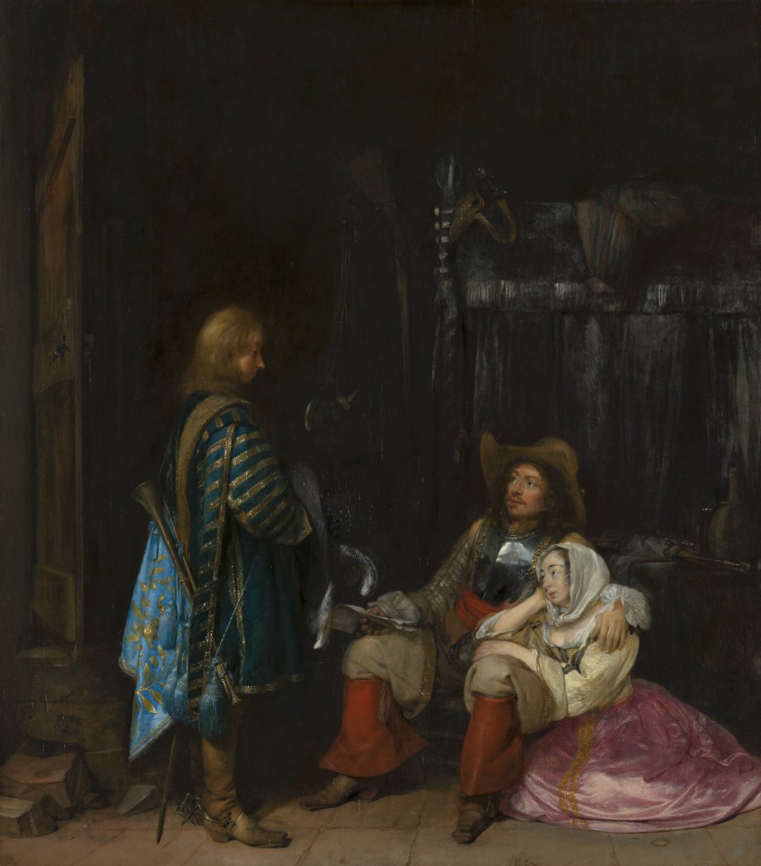 Budbringeren av Gerard ter Borch