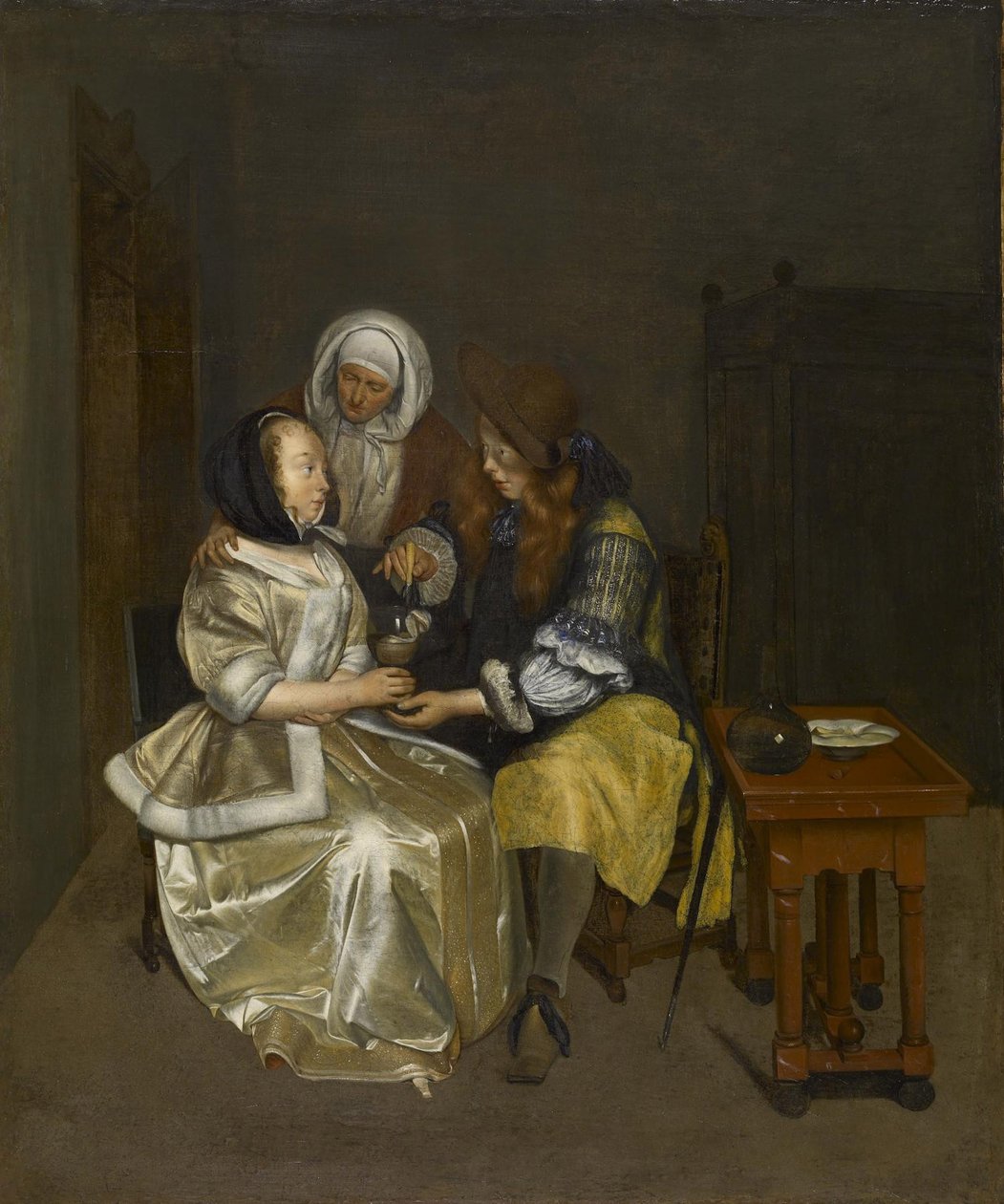 Et glass lemonade, ca. 1664 av Gerard ter Borch