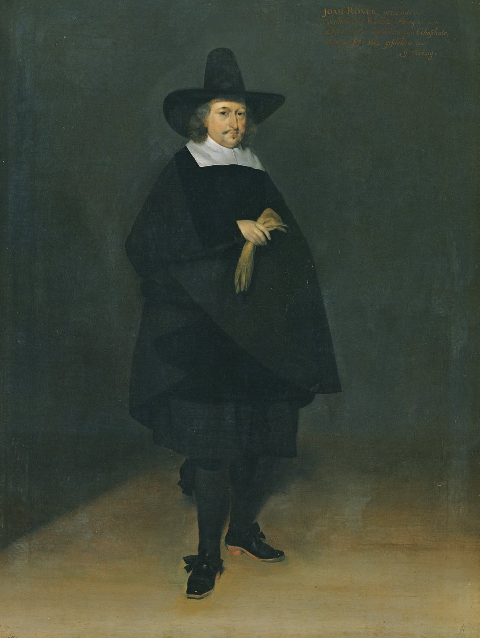 Portrett av Burgermeister Jan Roever (1610-61) av Gerard ter Borch