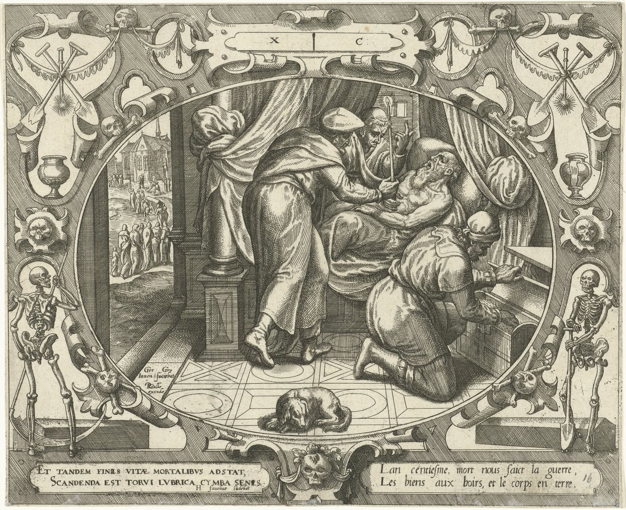 Mann i en alder av hundre Ten Ages of Man (serietittel) av Gerard van Groeningen