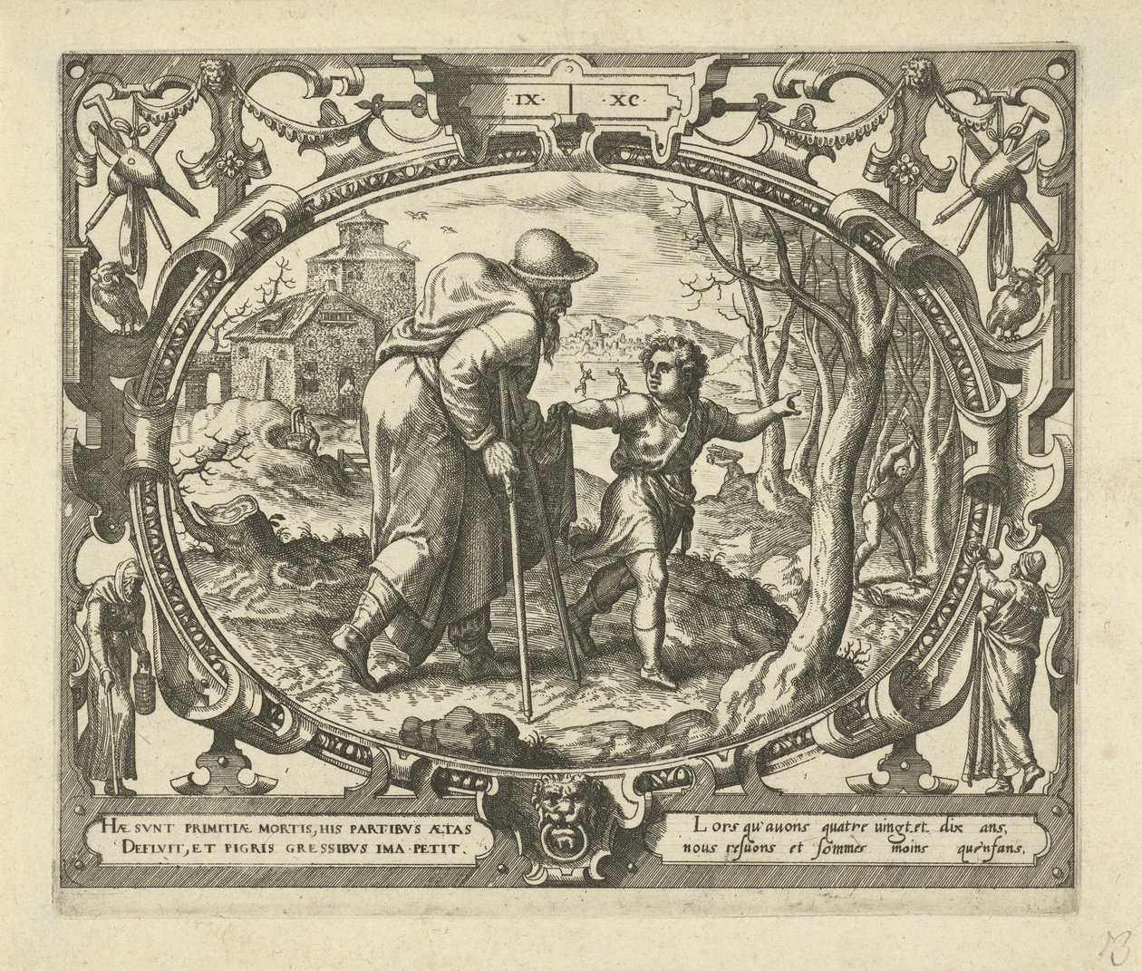 Mann i en alder av nitti Ten Ages of Man (serietittel) av Gerard van Groeningen