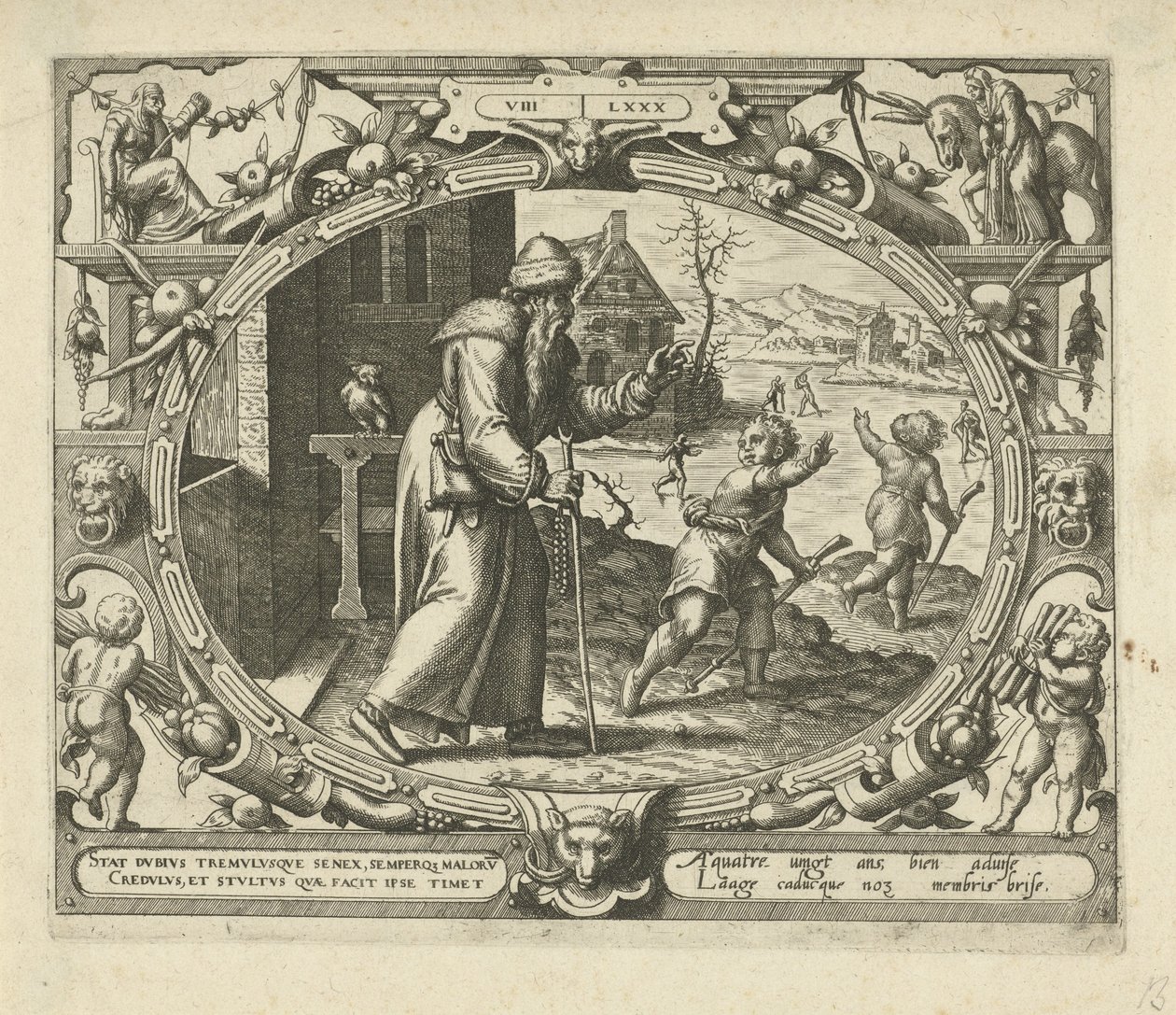 Man at the Age of Eighty Ten Ages of Man (serietittel) av Gerard van Groeningen
