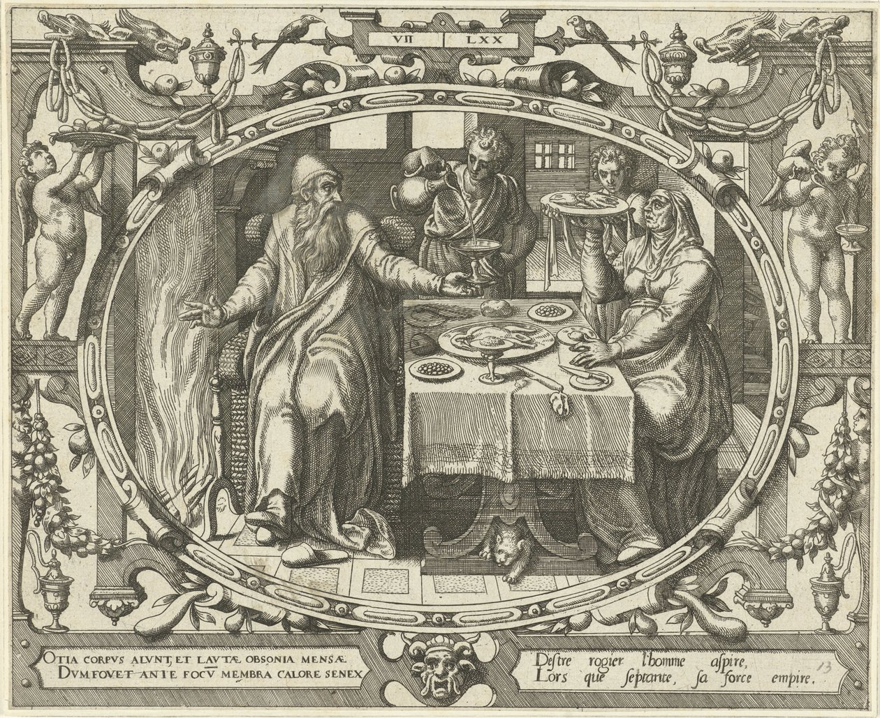 Mann i en alder av sytti Ten Ages of Man (serietittel) av Gerard van Groeningen