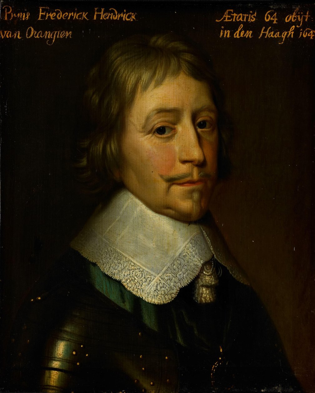 Portrett av Frederick Henry, Prince of Orange av Gerard van Honthorst (workshop of)