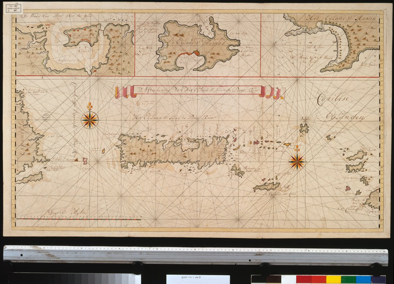 Omriss av øya St. John av Puerto Rico av Gerard van Keulen