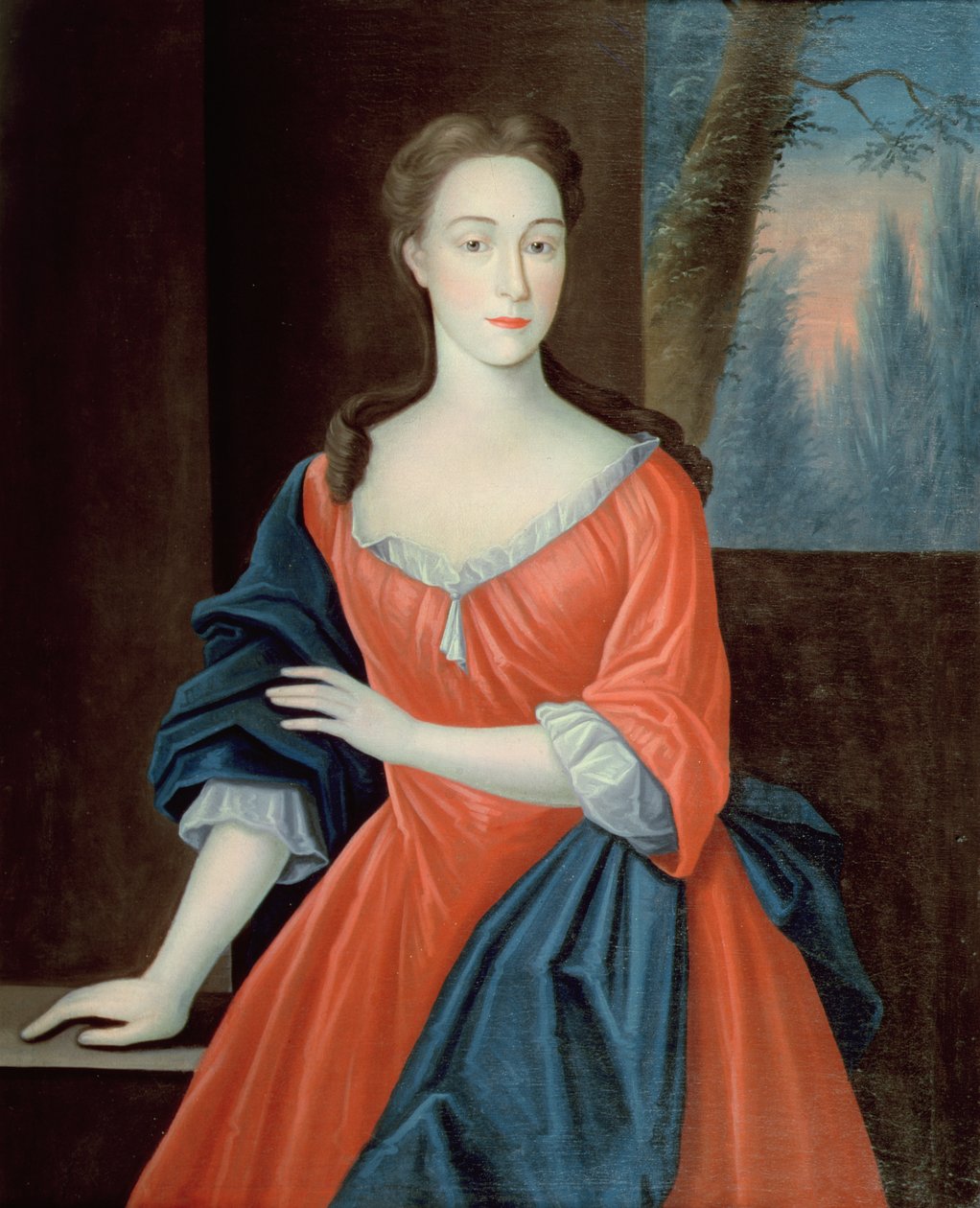 Fru Johannes van Brugh (f.1673) ca. 1720 av Gerardus I Duyckinck