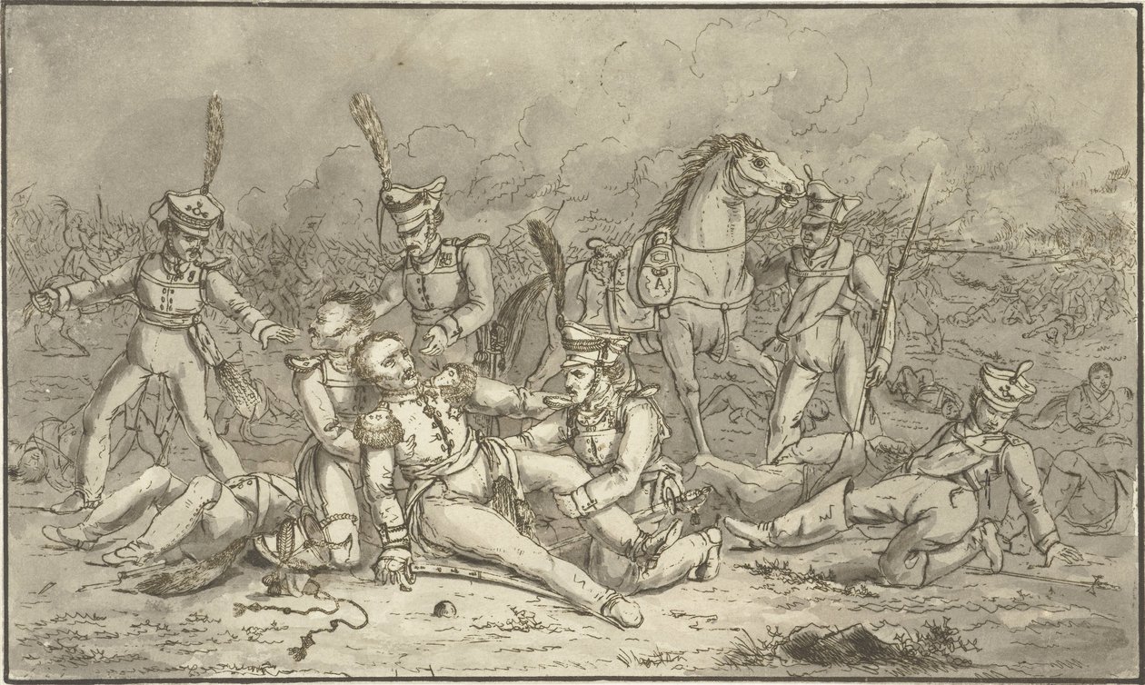Fallen general Fallet til en russisk general av Gerardus Emaus de Micault