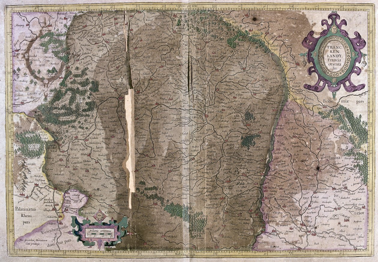 Frankrike (gravering av Gerardus Mercator