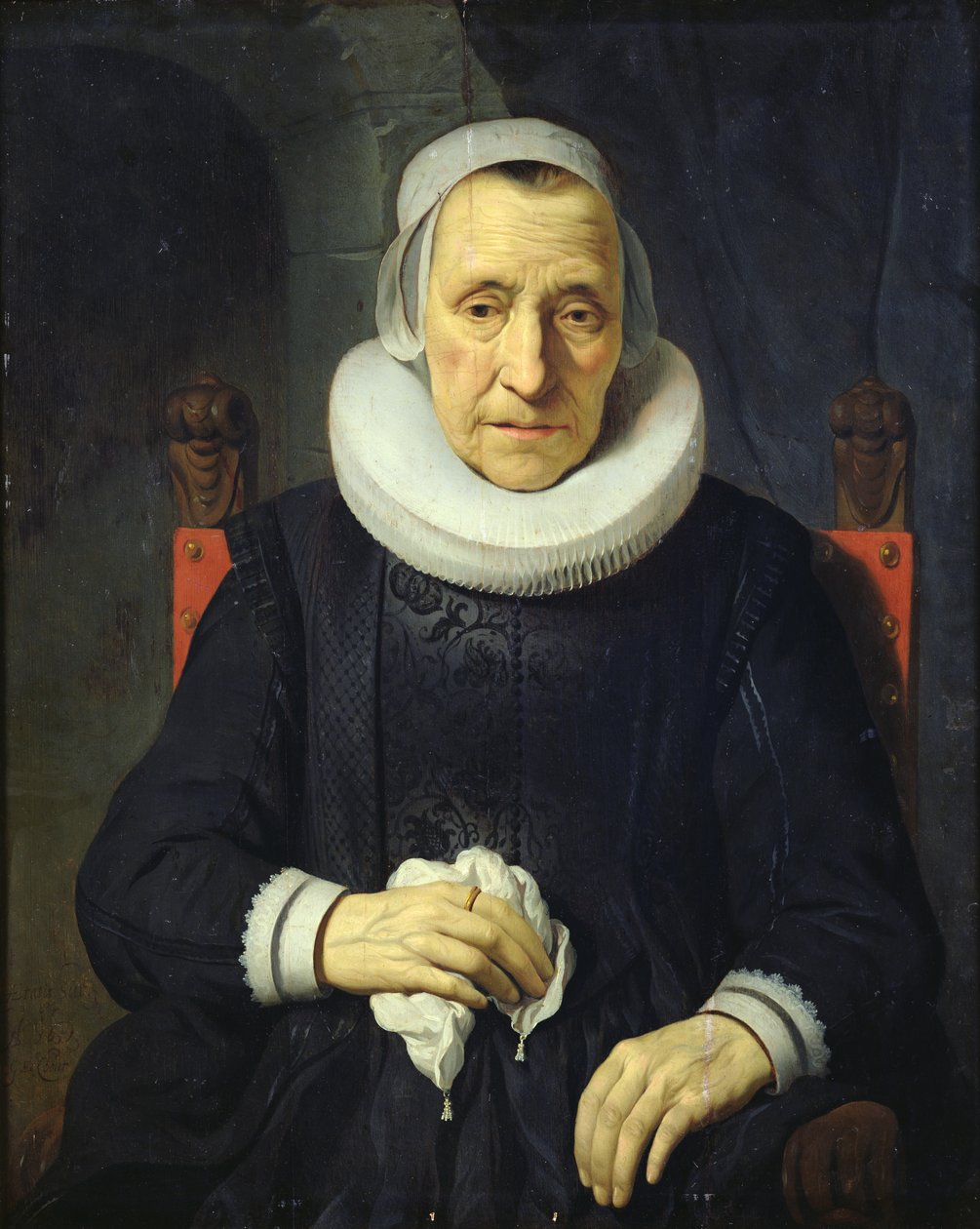 Portrett av en gammel kvinne, 1651 av Gerbrand van den Eeckhout