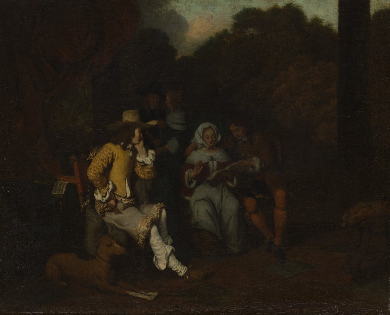 En musikalsk fest, tidlig på 1650-tallet. av Gerbrand van den Eeckhout