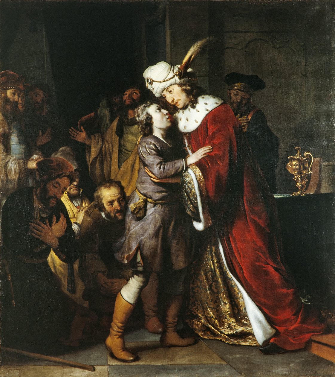 Historiemaleri av Gerbrand van den Eeckhout