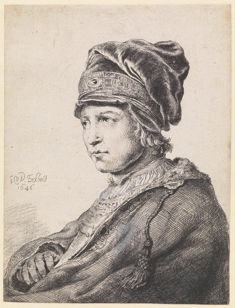 Portrett av en ung mann av Gerbrand van den Eeckhout