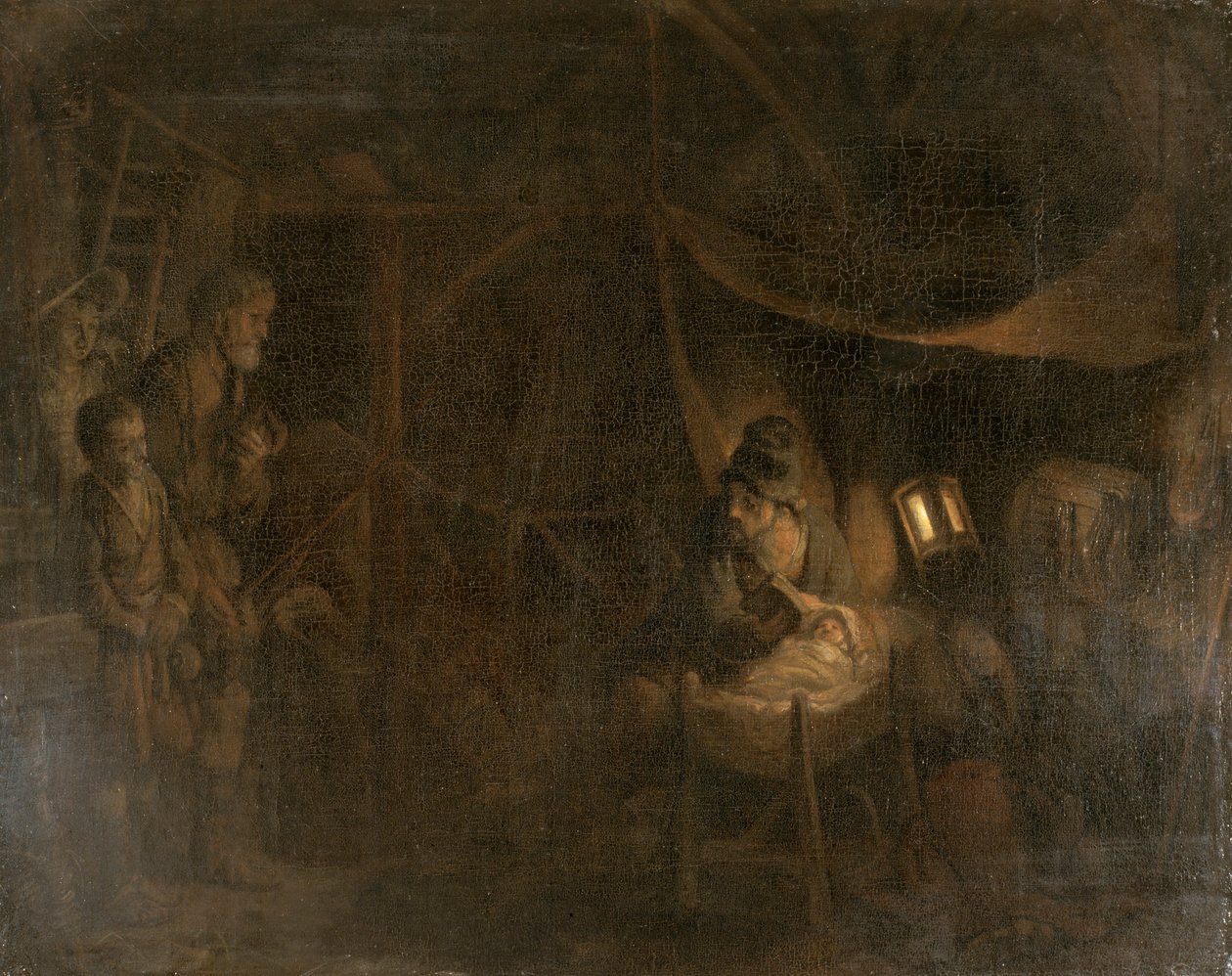 Hyrdenes tilbedelse, 1665. av Gerbrand van den Eeckhout